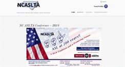 Desktop Screenshot of ncaslta.org