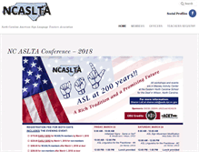 Tablet Screenshot of ncaslta.org